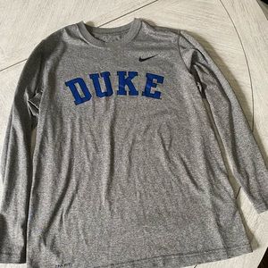 Duke Nike Dri-Fit long sleeve t shirt. Large.